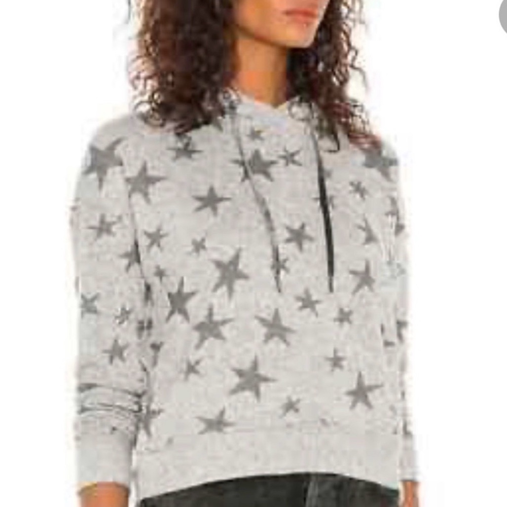 Rails Murray Sweatshirt Hoodie Melange Grey Stars Size Medium Comfy Cozy